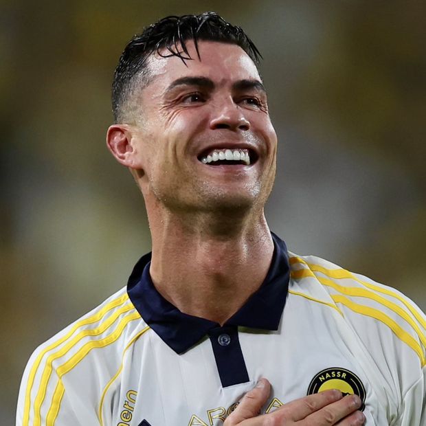 Cristiano Ronaldo durante un partido del Al-Nassr